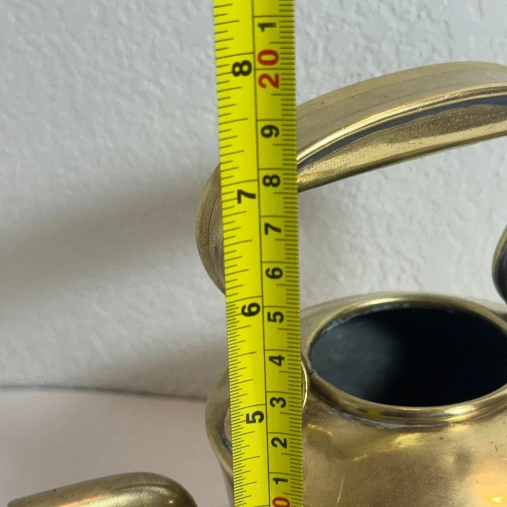Vintage‎ Brass Teapot Kettle Pitcher Small Water Can